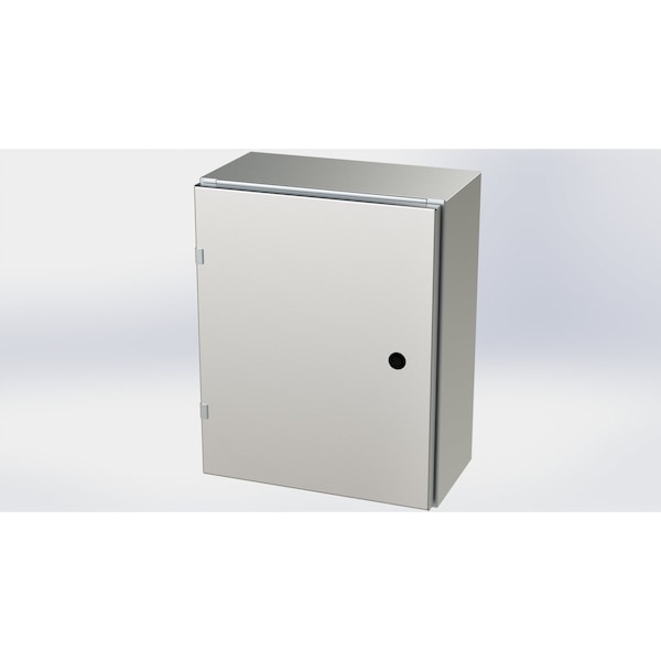 1/4 Turn Latch Electrical Enclosures, 20 in H, 8 in D, 16 in W, NEMA 3R, 4, 4X, 12, 13